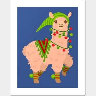 Christmas Llama 2 Posters and Art